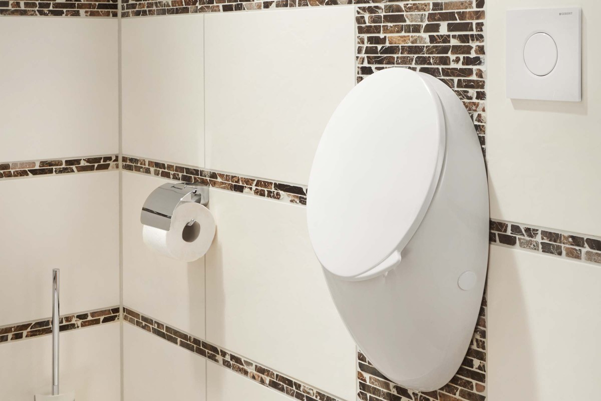 2x Abdeckung für Urinal Wandhängend Pissoir Pinkelbecken Steh WC Urinalabdeckung 