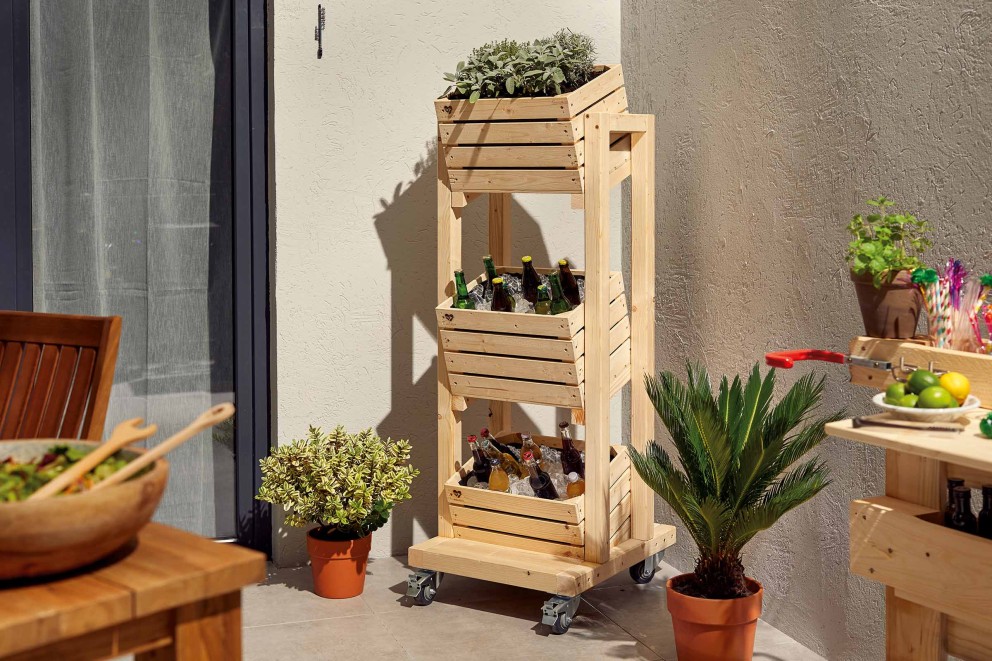10 idées de meubles de rangement pour le jardin à fabriquer soi