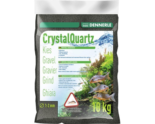 Kristall-Quarzkies Dennerle 10kg, diamantschwarz