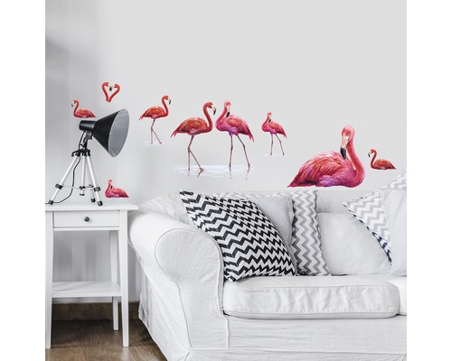 Wandtattoo Flamingo 30x40 cm