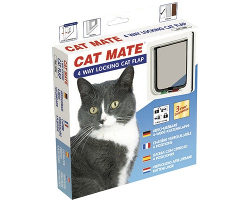 Katzentüre Cat Mate 4-Wege weiss