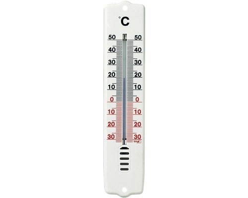 Thermometer Kunststoff weiss
