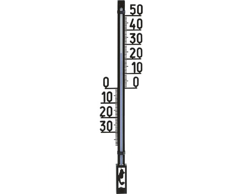Thermometer für die Hauswand Kunststoff weiss
