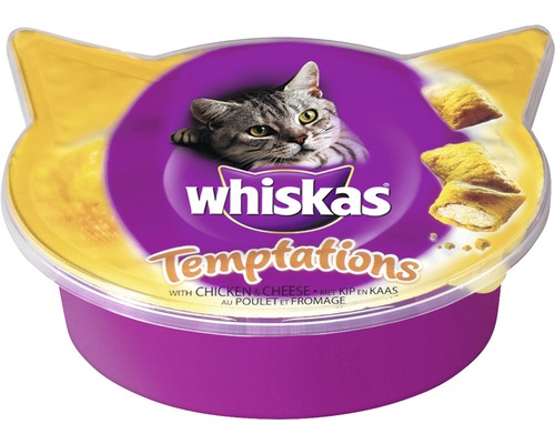 Whiskas Katzensnack Knusper-Taschen Huhn und Käse 60 g