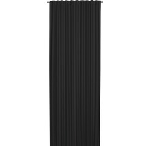 Verdunkelungsschal mit Gardinenband Midnight schwarz 140x255 cm-thumb-0