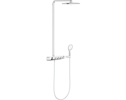Duschsäule inkl. Thermostat GROHE Rainshower System SmartControl Duo 360 moon white 26250LS0