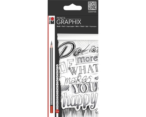 Marabu Pencil Graphix Bleistifte 12er-Set