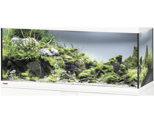 Aquarium, Glasbecken EHEIM Vivaline 123 ohne Beleuchtung 121x41x54 cm weiß