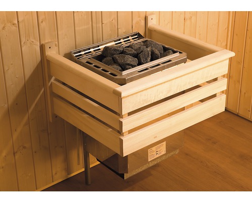 Sauna Ofenschutzgitter Weka 60x48 cm aus Holz