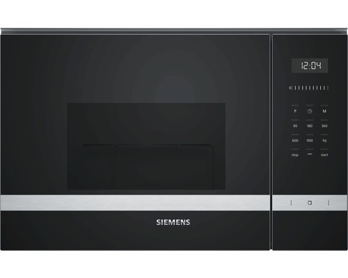 Siemens BE555LMS0 Einbau Mikrowelle mit Grill 25 Liter schwarz/edelstahl