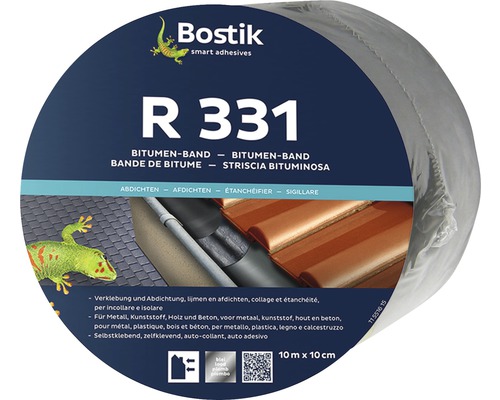 Bostik R 331 Bitumenband Blei selbstklebendes Dichtband 10 m x 10 cm