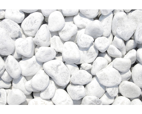 Graviers de marbre de Carrare blanc 40-60 mm 25 kg