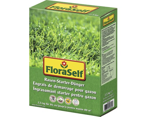 Rasen-Starterdünger FloraSelf 2,5 kg