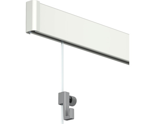 Aufhängesystem All-In-One Click Rail 2 m weiss
