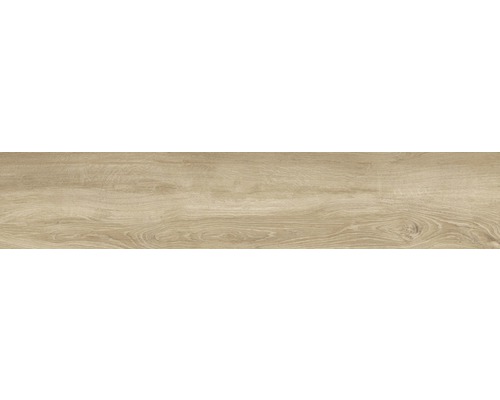 Carrelage pour mur et sol en grès cérame fin Limewood Roble 23,3x120 cm