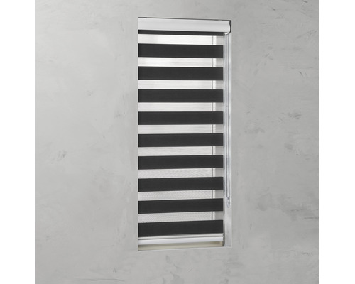 Store double Soluna D-R3, noir, 40x175 cm