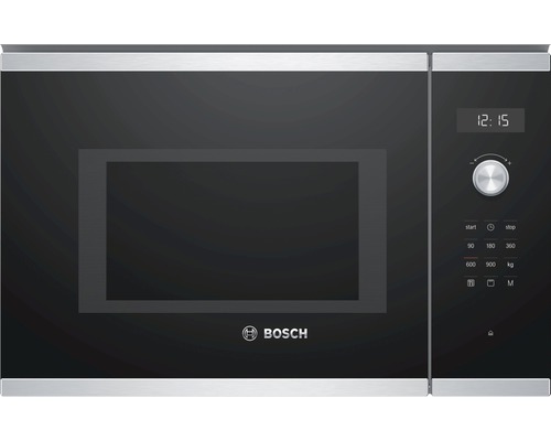 Bosch BEL554MS0 Einbau Mikrowelle mit Grill 25 Liter schwarz/edelstahl