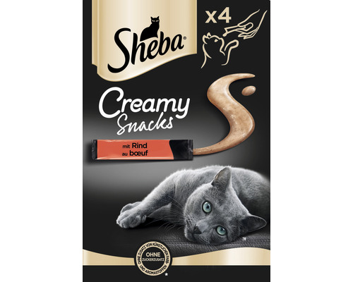 Katzensnack Sheba Creamy Snack Rind 4x12 g