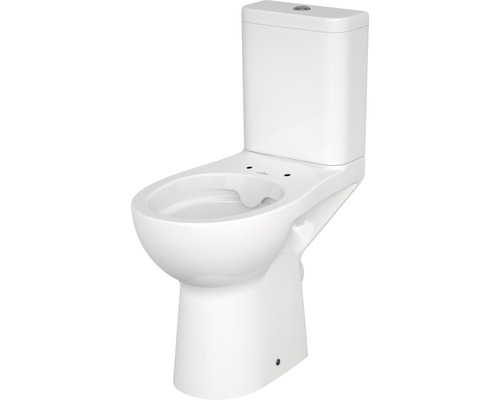 Spülrandlose WC-Kombination Etiuda weiss mit Spülkasten ohne WC-Sitz
