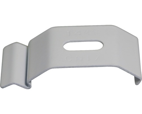 Deckenclip aus Aluminium 89 & 127 mm weiss