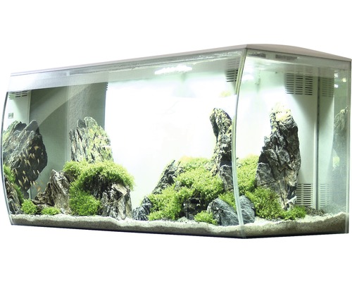Aquarium Fluval Flex 123 l inkl. LED-Beleuchtung, Filter, Schaumstoffunterlage ohne Unterschrank weiss