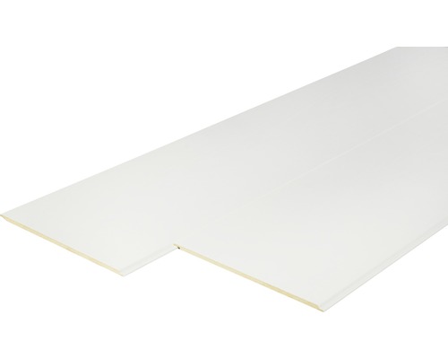 Panneau décoratif à haute brillance blanc avec joint zéro 8x190x2 600 mm