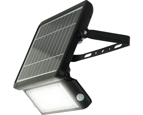 LED Solar Flutlichtstahler 10W 1080lm schwarz