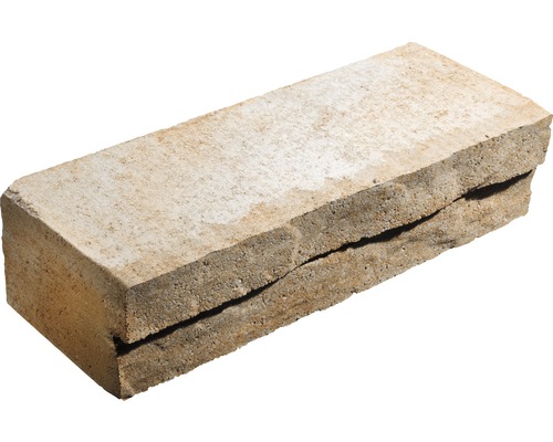 Système de muret Cremona Landhaus mélange de grès 100 x 90 cm unité de pose 16 pierres