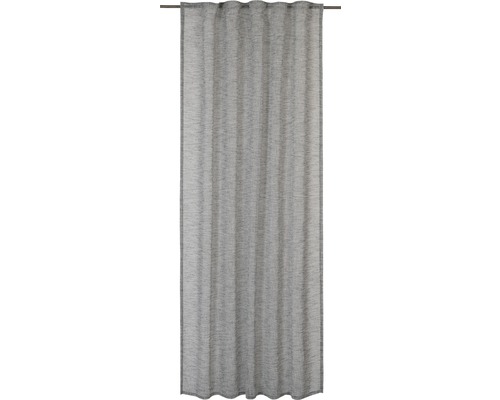 Rideau avec ruban de rideau Selection gris 140x255 cm-0