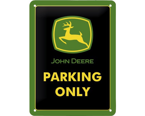 Blechschild John D. Parking 15x20 cm