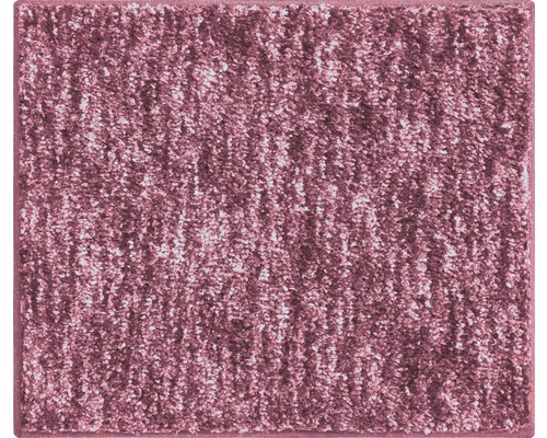 Tapis de salle de bain carmen rose contour wc 55 x 50 cm - Distriartisan