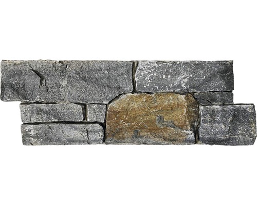 Wandverblender Naturstein im Betonmantel Val Gardena 20 x 60 cm