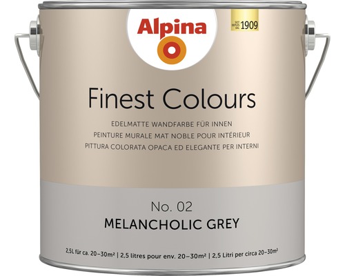 Alpina Finest Colours Melancholic Grey 2.5 l
