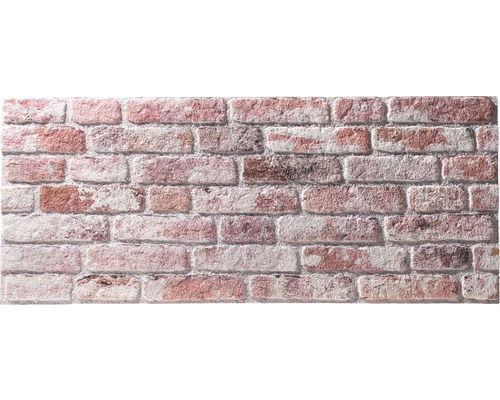 EPS Schaumstoff Wandpaneel Rebel of Styles UltraLight Brick Loft red-white 120x50x2 cm