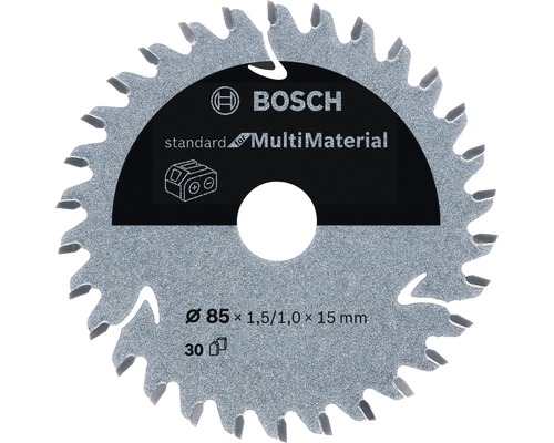 Bosch Kreissägeblatt Standard for Multi Material H Ø 85x15 Z30