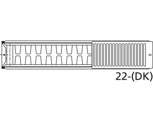Ventilheizkörper Rotheigner 8-fach Typ DK 600x600 mm RAL geprüft - HORNBACH