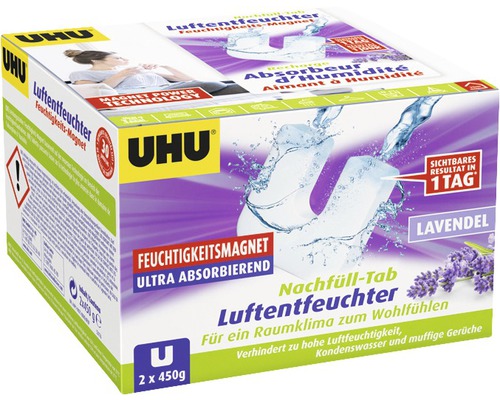 UHU airmax Nachfülltabs für Ambiance lavendel 2x 450 g