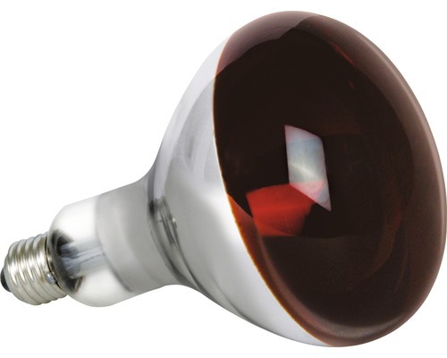 Infrarot Reflektorlampe IR R 125 E27/150W rot Spezialanwendung