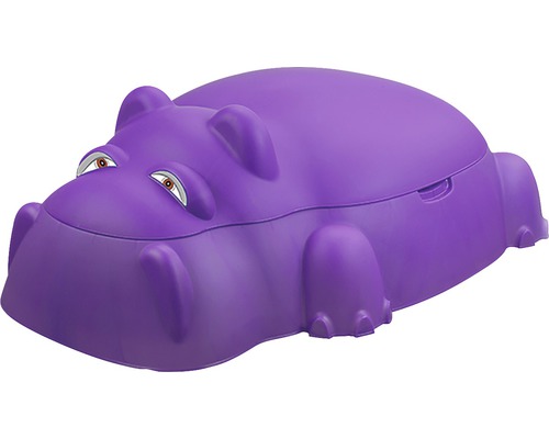 Kinder Sandkasten "Hippo" Kunststoff 98 x 71 x 33,5 cm lila