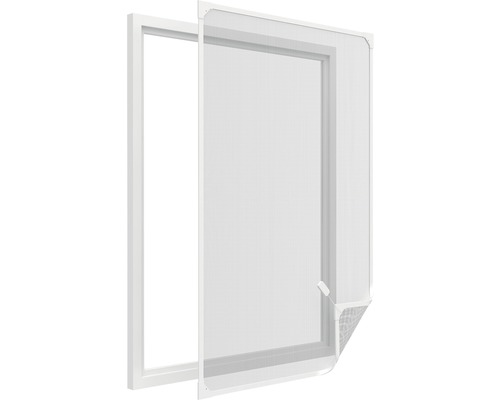 Insektenschutz home protect Magnet-Rahmenfenster ohne Bohren weiss 100x120 cm