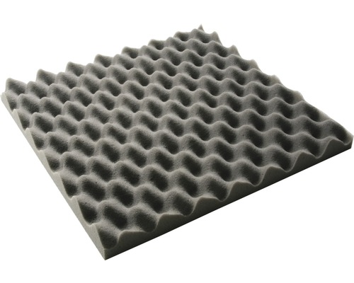 Mousse isolante acoustique Akupur plaque de mousse à excroissances 40x40x5  cm - HORNBACH