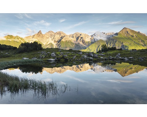 Papier peint panoramique intissé SHX9-002 Miroir de l'Allgäu 9 pces 450 x 280 cm
