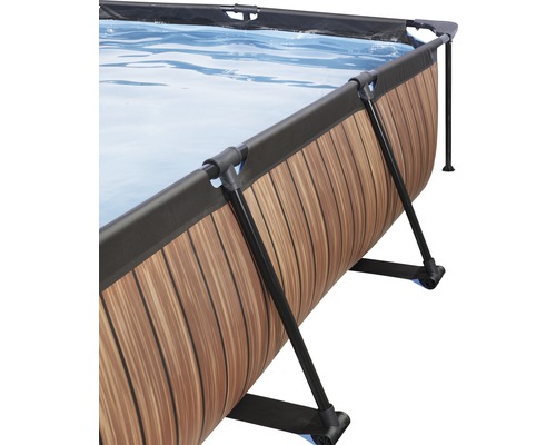 Exit Pool Wood 300x200x65 Cm Mit Sonnendach Filterpumpe Kaufen Bei Hornbach Ch