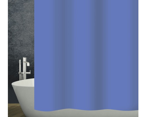 Duschvorhang Diaqua Textil Basic blau 240x180 cm
