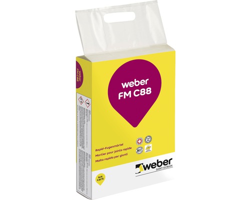 weber FM C88 Fugenmörtel platingrau 10 kg.