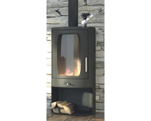 Ventilateur pour cheminée Aduro régime thermique noir - HORNBACH