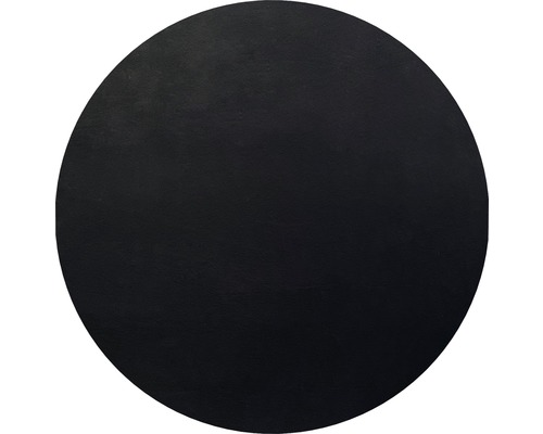 Tapis Romance noir black rond Ø 80 cm - HORNBACH