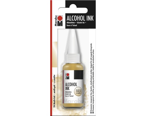 Marabu Alcohol Ink, metallic-gold 784, 20 ml