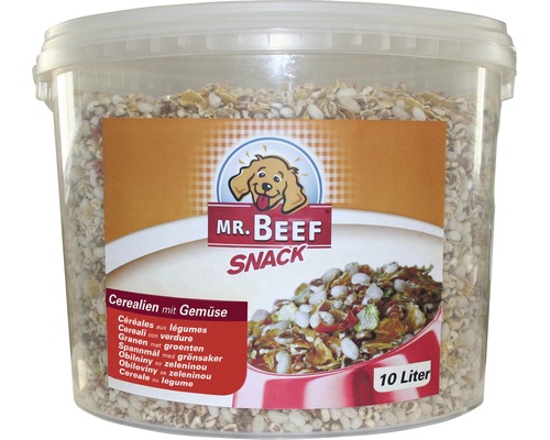 Hundesnack MR. BEEF Cerealien mit Gemüse 10 l