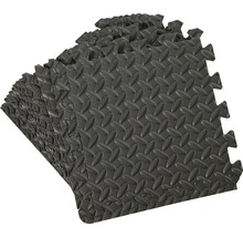 Tapis de fitness tapis en puzzle noir anthracite 50x50x0,5 cm lot de 4 -  HORNBACH Luxembourg